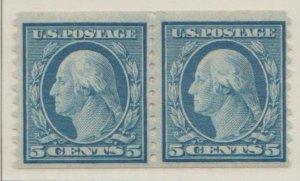 U.S. Scott #496 Washington Stamp - Mint NH Pair - IND