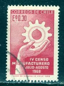 Chile 1968: Sc. # 370; Used Cpl. Set