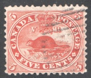 CANADA #15 F/VF Used,  CV  37.50  ....   1151007/90/11