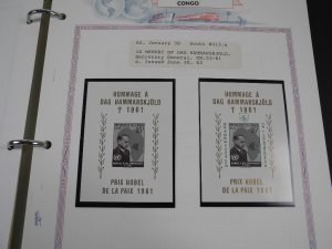 PEACE, Wonderful Topical Stamp/Cover Collection in 8 binders