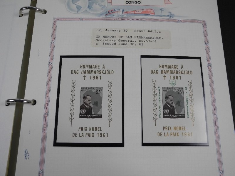 PEACE, Wonderful Topical Stamp/Cover Collection in 8 binders