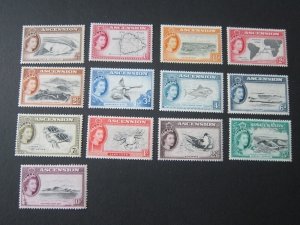 Ascension Islands 1956 Sc 62-74 set MH