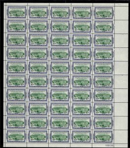 R733 Mint,OG,NH... Pane of 50... SCV $125.00