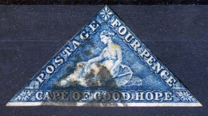 Cape of Good Hope, 1863, steel blue 4 p