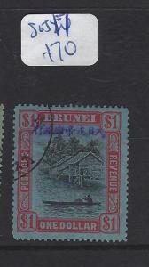 BRUNEI JAPANESE OCCCUPATION  (PP2010B) $1.00    SG J17       VFU 