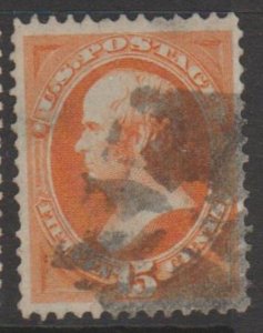 U.S. Scott #152 Webster Stamp - Used Single - IND