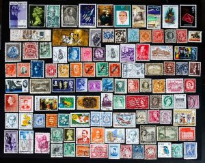 Worldwide Lot of 110 stamps Mint & Used