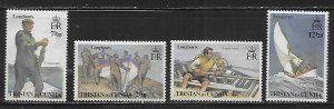 Tristan da Cunha 174-177 Seamen set MNH (*sch*)