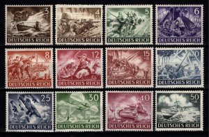 Germany 1943 Armed Forces & Heroes Day, Set [Unused]