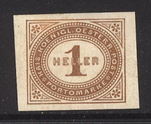 Austria 1899  Scott #J10 MLH