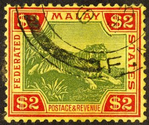 Malaya Stamps # 78 Used VF Scott Value $50.00