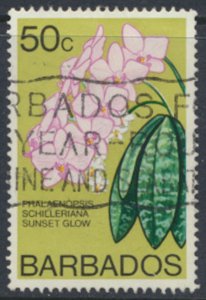 Barbados  SC# 407  Used  Flowers   see details & scans