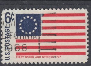 US 1968 SC# 1350 First Stars and Stripes Used