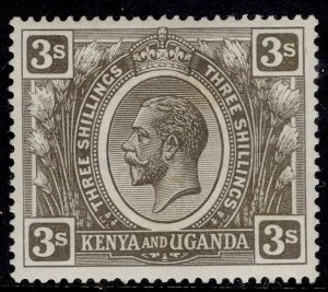 KENYA and UGANDA GV SG90, 3s brownish grey, M MINT. Cat £22.