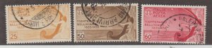 Italy Scott #C79-C80-C81 Stamps - Used Set