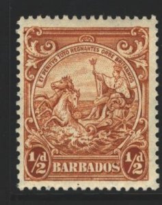 Barbados Sc#193A MH - perf 13.5x13