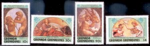 Grenada Grenadines 1984 SC# 606-9 Art MNH-OG E28