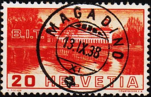 Switzerland. 1938 20c S.G.382 Fine Used