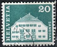 Switzerland 1968: Sc. # 443; Used Single Stamp