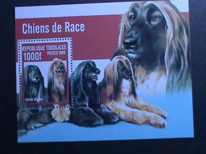 TOGO-1999  WORLD FAMOUS LOVELY DOGS -MNH: S/S -VERY FINE WE SHIP TO WORLDWIDE