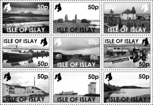 ISLAY - 2018 - Islay in Monochrome - Perf 9v Set - Mint Never Hinged