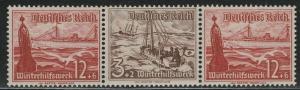 Germany Scott # B112 (2), B107, mint nh, se-tenant, Mi# W134