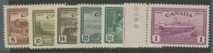 Canada #268-273 Unused Single (Complete Set)