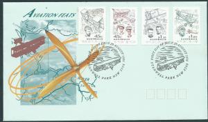 Australia 1994 Aviation Pioneers / Feats FDC aircraft  SG...