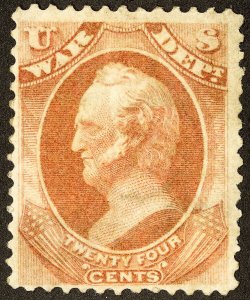 US Stamps # O91 Official MH F-VF Scott Value $85.00