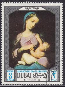 Dubai 100 CTO 1969 Arab Mother's Day