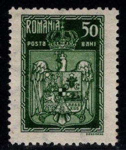 Romania Scott 285 MH* Coat of Arms stamp