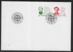 Sweden 1324-25 1980 Europa FDC First Day Cover