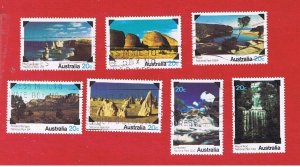 Australia #700-706  VF used  Parks  Free S/H