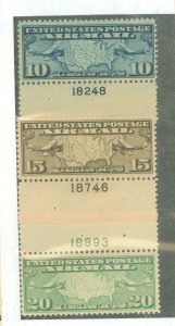 United States #C7-C9  Single (Complete Set) (Maps)