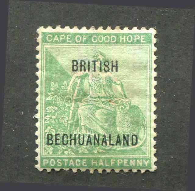 British Bechuanaland 10½mm Apart Scott 41 Mint Hinged VF 