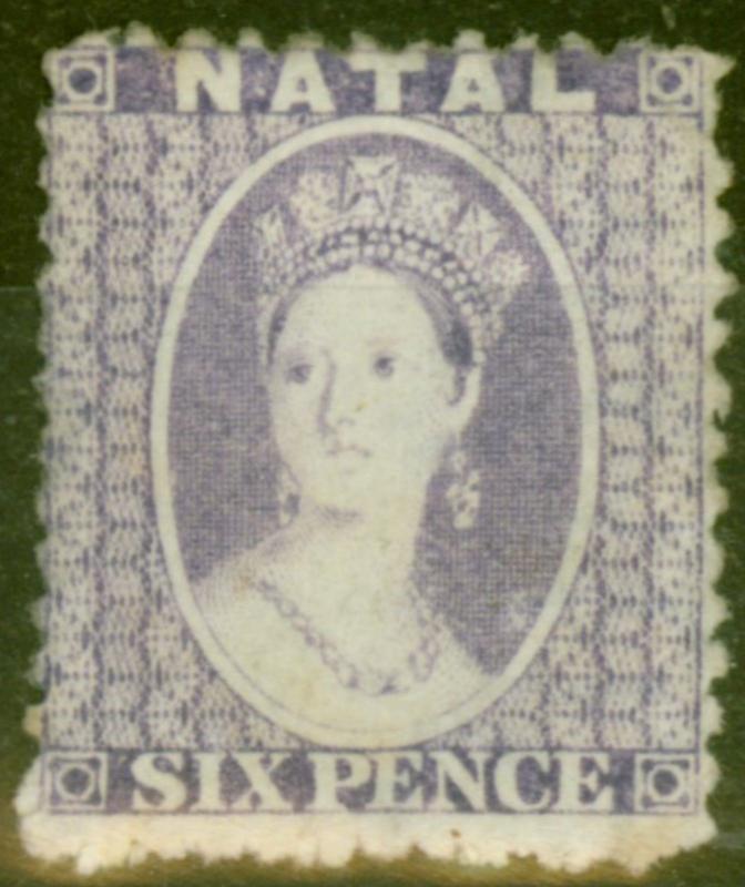 Natal 1863 6d Lilac SG23 Fine Mtd Mint 