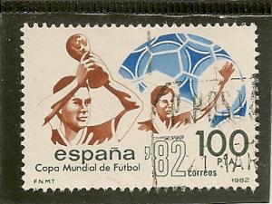 Spain    Scott 2295b     Soccer      Used
