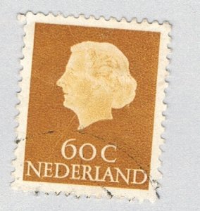 Netherlands 355 Used Queen Juliana 2 1953 (BP70010)