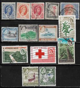 COLLECTION LOT 246 RHODESIA SOUTHERN NORTHERN NYASALAND 6 SCAN