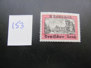 Germany 1939 MNH DANZIG  HIGH VALUET VF/XF 85 EUROS (153)