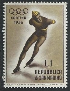 San Marino #364 1L Olympics - Ice Skater ~ MNH