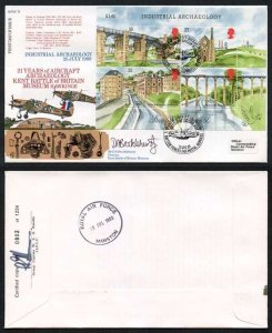 RFDC75 Industrial Archaeology 25 July 1989 Signed by D.A Brocklehurst