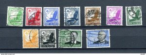 Germany 1934 3rd Reich Full set  Zeppelin  Airmail Used 13798