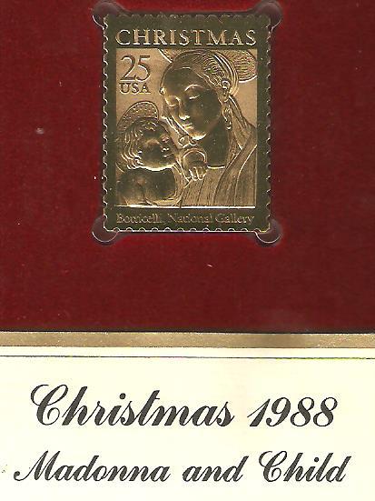 US 2399 FDC  Christmas & Gold Replica