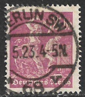 GERMANY 1922-23 20m MINERS Issue Sc 224 VFU