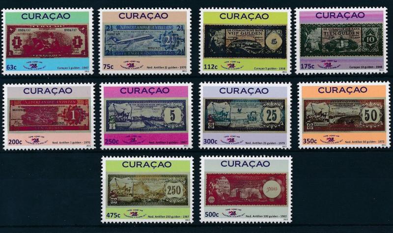 [CU028] Curacao 2011 Bank Notes Paper Money MNH