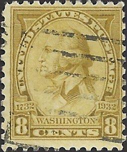 # 713 Used Olive Bister Washington Bicentennial