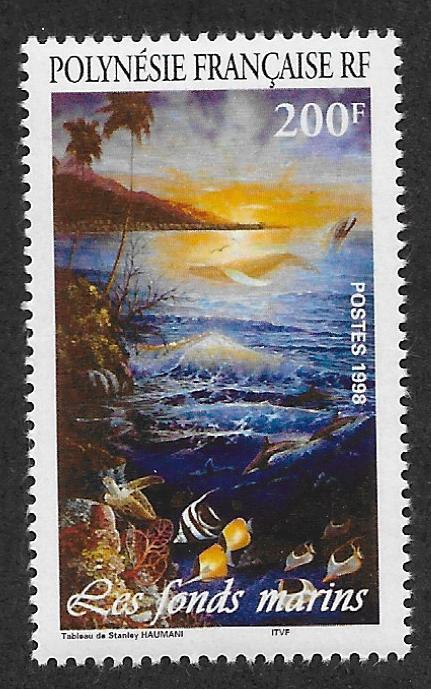 FRENCH POLYNESIA SC# 741  FVF/MNH  1998