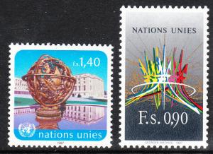 152-53 United Nations Geneva 1987 Definitives MNH