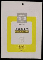 Scott Mounts Black,129/122mm  (pkg 8) 00989B